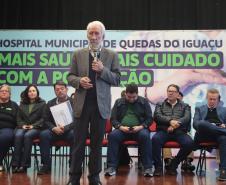 Governo inaugura obras e anuncia novos investimentos para Quedas do Iguaçu