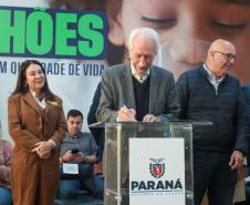 Sanepar investe R$ 680 milhões em obras de água e esgoto em dezenas de municípios