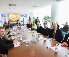 Governador Ratinho Junior apresenta potenciais do Paraná ao cônsul-geral dos EUA