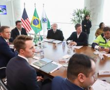 Governador Ratinho Junior apresenta potenciais do Paraná ao cônsul-geral dos EUA