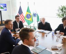 Governador Ratinho Junior apresenta potenciais do Paraná ao cônsul-geral dos EUA