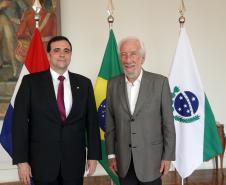 Piana destaca ao embaixador do Paraguai ações do Paraná na infraestrutura e educação