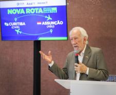 Primeiro voo da Azul direto do Paraguai desembarca lotado no Aeroporto Afonso Pena