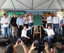 Ratinho Junior inaugura segundo trecho da PRC-280, entre Palmas e Clevelândia