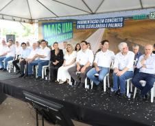 Ratinho Junior inaugura segundo trecho da PRC-280, entre Palmas e Clevelândia