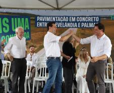 Ratinho Junior inaugura segundo trecho da PRC-280, entre Palmas e Clevelândia