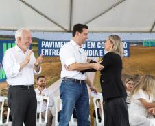 Ratinho Junior inaugura segundo trecho da PRC-280, entre Palmas e Clevelândia