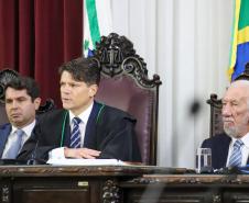 Piana enfatiza trabalho do TCE para a sociedade na posse do novo presidente