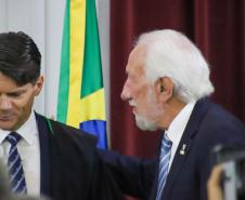Piana enfatiza trabalho do TCE para a sociedade na posse do novo presidente