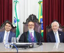 Piana enfatiza trabalho do TCE para a sociedade na posse do novo presidente