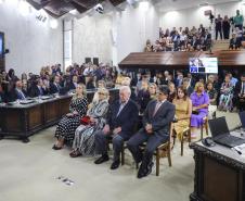 Piana enfatiza trabalho do TCE para a sociedade na posse do novo presidente