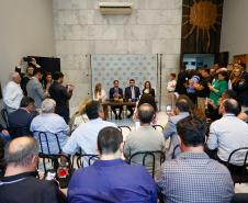 Governador participa da posse do deputado Alexandre Curi como presidente da Alep