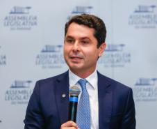 Governador participa da posse do deputado Alexandre Curi como presidente da Alep
