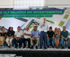Investimento de R$ 12,7 milhões: Estado inaugura o Colégio Aníbal Khury em Guaratuba