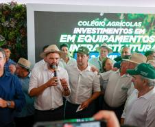 Governo entrega R$ 2,7 milhões em equipamentos para colégios agrícolas durante o Show Rural