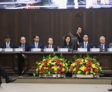 Governador participa da posse de Lidia Maejima, primeira mulher a presidir o TJPR
