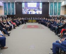 Governador participa da posse de Lidia Maejima, primeira mulher a presidir o TJPR