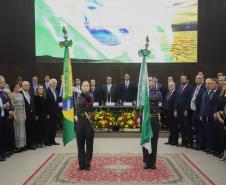Governador participa da posse de Lidia Maejima, primeira mulher a presidir o TJPR