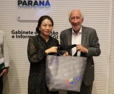 Darci Piana apresenta potenciais do Paraná ao cônsul-geral da Coreia do Sul em São Paulo