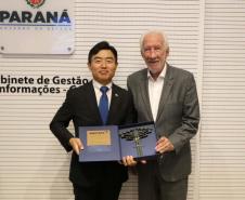 Darci Piana apresenta potenciais do Paraná ao cônsul-geral da Coreia do Sul em São Paulo