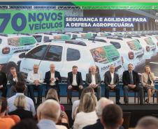 Com investimento de R$ 9 milhões, Estado renova frota da Adapar com 70 veículos novos