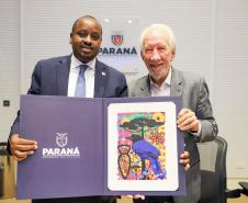 Piana apresenta ao embaixador de Ruanda potenciais parcerias com o Paraná