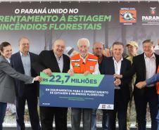 R$ 22 milhões: Estado entrega equipamentos a 100 municípios para combate a incêndios