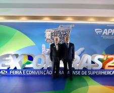 Darci Piana destaca importância do setor supermercadista ao Paraná na ExpoApras 2025 