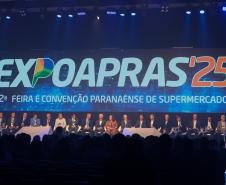 Darci Piana destaca importância do setor supermercadista ao Paraná na ExpoApras 2025 