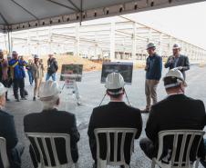 Darci Piana visita obras de nova fábrica bilionária da LG em Fazenda Rio Grande
