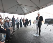 Darci Piana visita obras de nova fábrica bilionária da LG em Fazenda Rio Grande