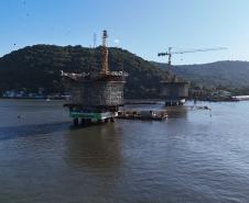 Do sonho à realidade: Ponte de Guaratuba alcança 50% de conclusão