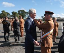 Medalha Coronel Sarmento: secretários e autoridades recebem honraria da PMPR