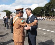 Medalha Coronel Sarmento: secretários e autoridades recebem honraria da PMPR