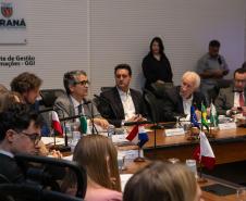 Governador recebe comitiva da União Europeia para fortalecer laços com o Paraná