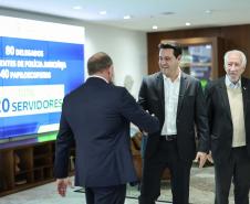 Ratinho Junior anuncia contratação de 620 policiais para reforçar o quadro da Polícia Civil