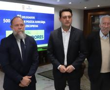 Ratinho Junior anuncia contratação de 620 policiais para reforçar o quadro da Polícia Civil