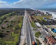Governador dá início à duplicação em concreto da PR-412 entre Matinhos e Pontal do Paraná