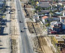 Governador dá início à duplicação em concreto da PR-412 entre Matinhos e Pontal do Paraná