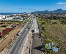 Governador dá início à duplicação em concreto da PR-412 entre Matinhos e Pontal do Paraná