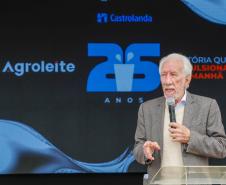 Darci Piana destaca força do Paraná na produção de laticínios na abertura da Agroleite 2025