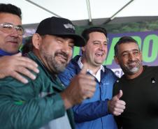 Governador dá início à duplicação em concreto da PR-412 entre Matinhos e Pontal do Paraná