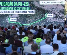 Governador lança obras de ampliação do Contorno Sul e duplicação da PR-423