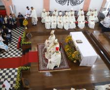 Piana participa da posse de Dom Paulo Alves Romão como bispo de Paranaguá, no Litoral