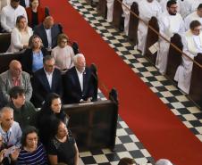 Piana participa da posse de Dom Paulo Alves Romão como bispo de Paranaguá, no Litoral