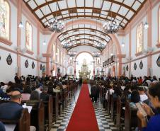 Piana participa da posse de Dom Paulo Alves Romão como bispo de Paranaguá, no Litoral