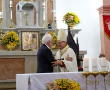 Piana participa da posse de Dom Paulo Alves Romão como bispo de Paranaguá, no Litoral