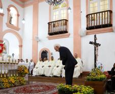 Piana participa da posse de Dom Paulo Alves Romão como bispo de Paranaguá, no Litoral