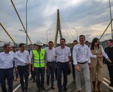 Ratinho Junior e presidente do Paraguai visitam obras dos acessos da Ponte da Integração