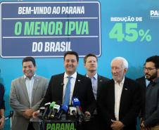 Ratinho Junior sanciona lei que reduz IPVA no Paraná e garante menor alíquota do Brasil